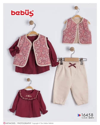 GOMLEKLI KIZ 3 LÜ TAKIM