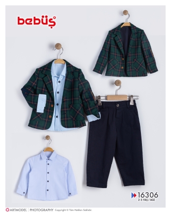 CEKETLİ ERKEK 3LÜ TAKIM