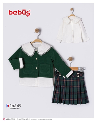 HIRKALI KIZ 3 LÜ TAKIM