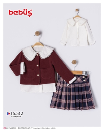 HIRKALI KIZ 3 LÜ TAKIM